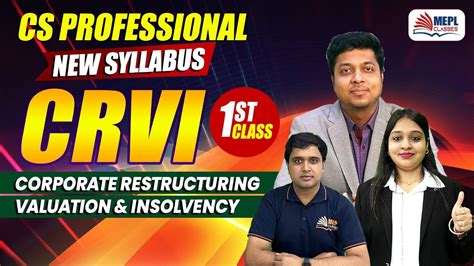 Cs Professional June Dec Crvi New Syllabus St Class Mepl