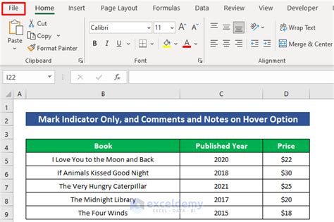 Comments Are Not Displaying Properly In Excel 3 Methods