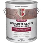 H C Concrete Sealer Natural Look Solvent Based Clear Low Gloss H C DIY