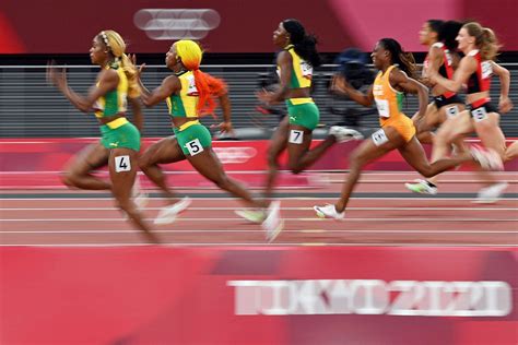 Jamaica sweeps women's 100m at Tokyo Olympics as Elaine Thompson-Herah sets record - ABC News