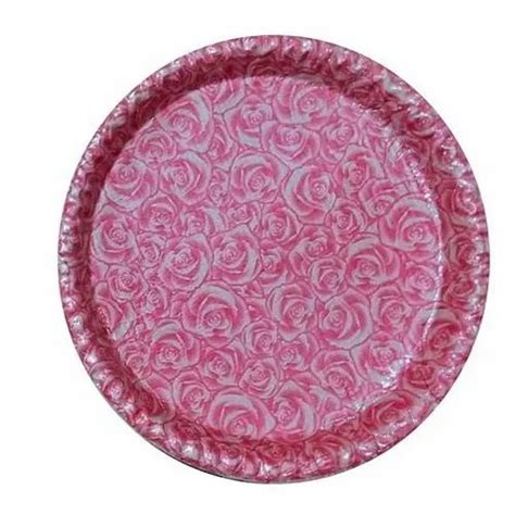 Circular 14inch Printed Paper Plate For Event And Party Supplies