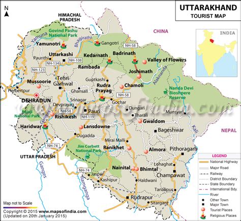 Uttarakhand Railway Map