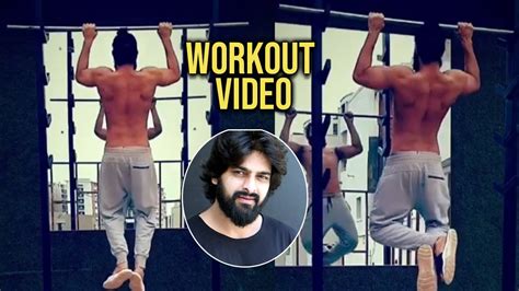 Actor Naga Shourya Gym Workout Video Latest Gym Workout Video