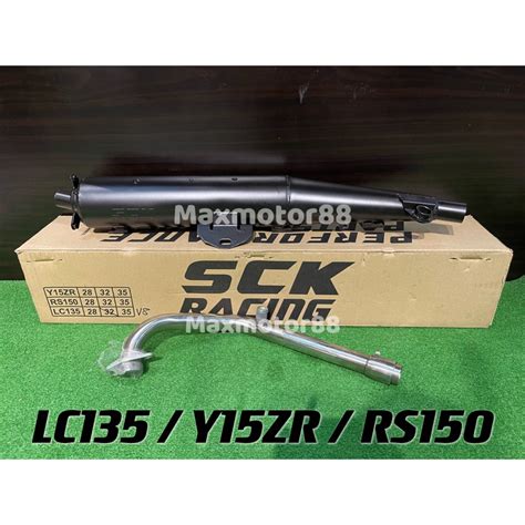 SCK Racing Exhaust Y15ZR LC135 RS150 Standard Cutting Open Ekzos