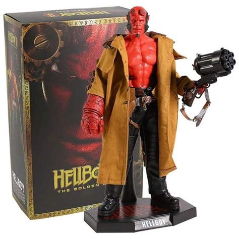 Hot Toys Hellboy II 2 The Golden Army Hellboy Figure PVC Movie Action Figures Collectible Model