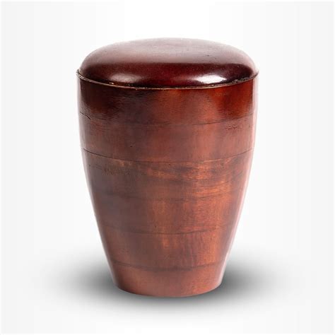 Houten Urn Groot Liter Bruin Urn Store