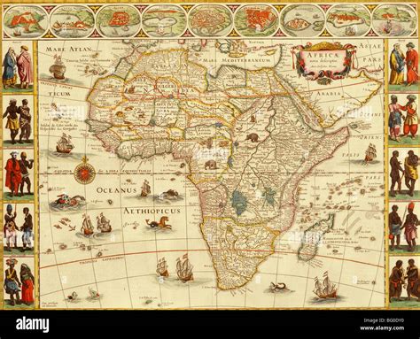 Old Africa Map