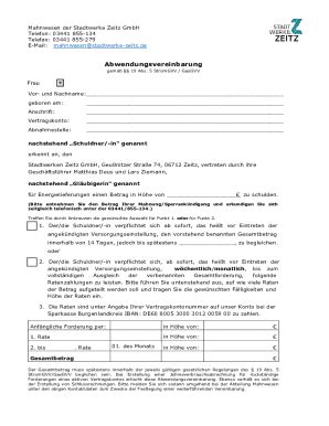 Ausf Llbar Online Mein Formular Auftrag Zur Lieferung Von Energie Fax