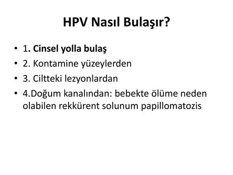 Human Papillomavirus Hpv Ppt Indir