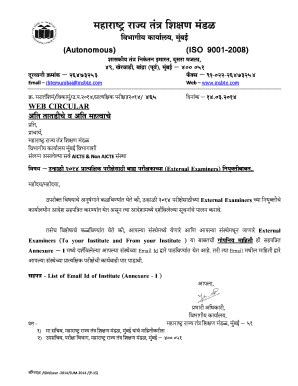 Fillable Online Autonomous Iso Msbte Fax Email Print