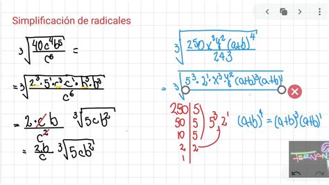 Simplificacion De Radicales