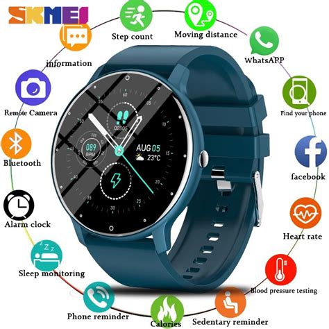 Rel Gio Digital Inteligente Smartwatch Y Prova D Gua Medidor