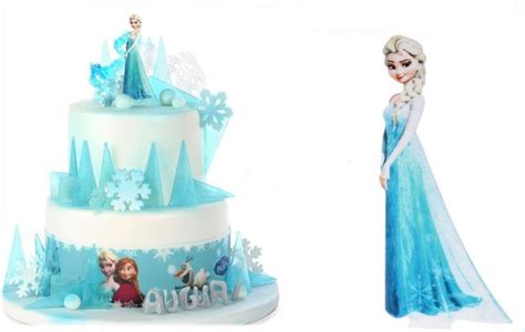 Figurka Cukrowa Na Tort Elsa Frozen Kraina Lodu