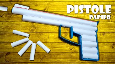 Pistole Selber Machen Spielzeug Basteln Aus Papier Paper Toy Gun Diy