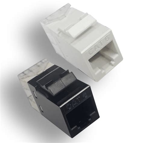 Tomada Keystone Emenda Rede RJ45 Femea RJ11 Femea Categoria CAT5 CAT6