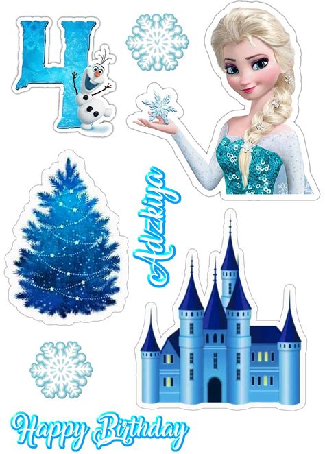 Frozen Princess Birthday Card With Stickers