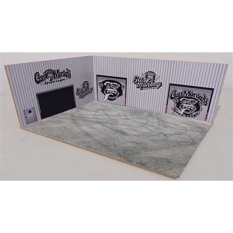 Garagem Diorama Hot Wheels Escala Gas Monkey Shopee Brasil
