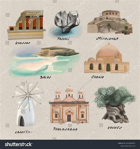 Preveli Crete Over 1 Royalty Free Licensable Stock Illustrations