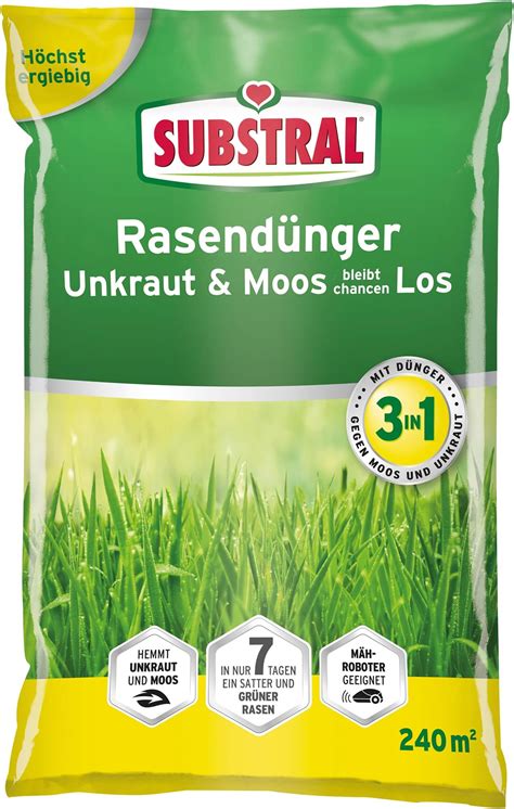 Substral Rasend Nger Unkraut Moos Bleibt Chancenlos Kg F R Qm