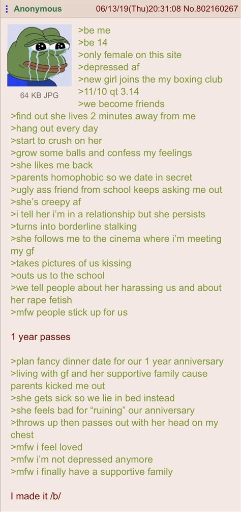 Anons Girlfriend Makes Her Feel Loved Greentext