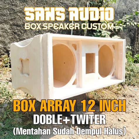 Box Array 12 Inch Doble Plus Twiter Lazada Indonesia