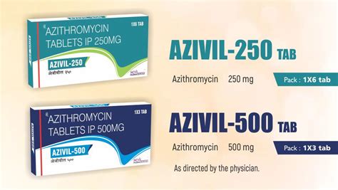 Azivil 500 Tablet Nevil Pharmaceuticals