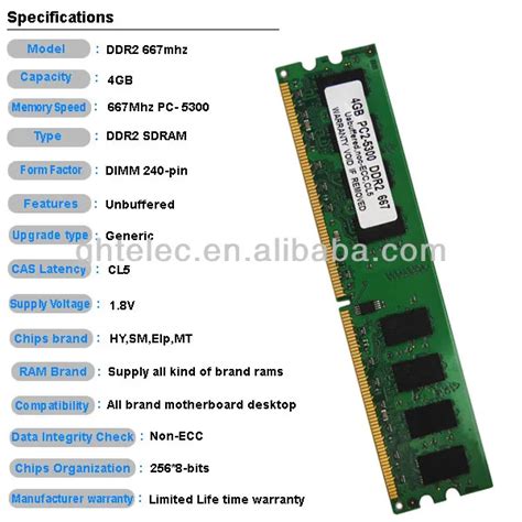 Pc Ram Memory 4gb Ddr2 Ram Stick - Buy 4gb Ddr2 Ram Stick,Cheapest Ddr2 Ram,Ddr2 667 Product on ...