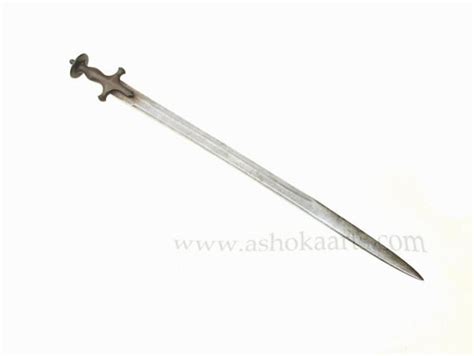 Indian Kirach Sword With Pattern Welded Damascus Blade 18th Century