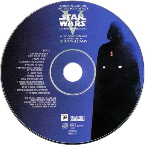 Car Tula Cd2 De Bso Star Wars V El Imperio Contraataca Portada