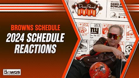 Browns 2024 Schedule Reactions Cleveland Browns Podcast Youtube