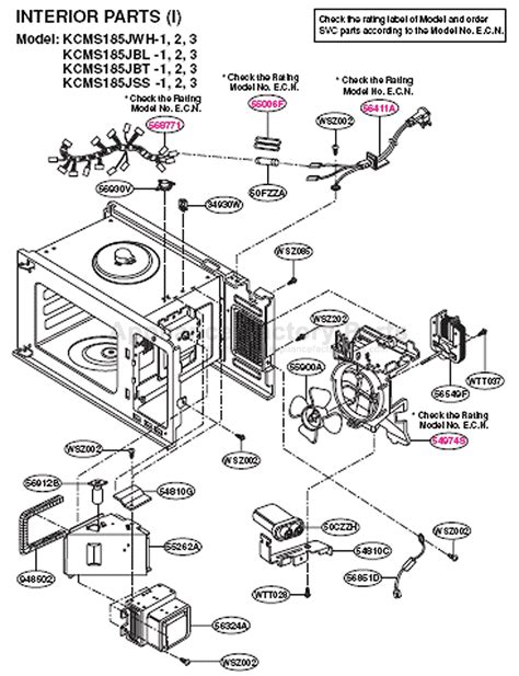 Parts For Kcms185jss Kitchenaid Microwaves