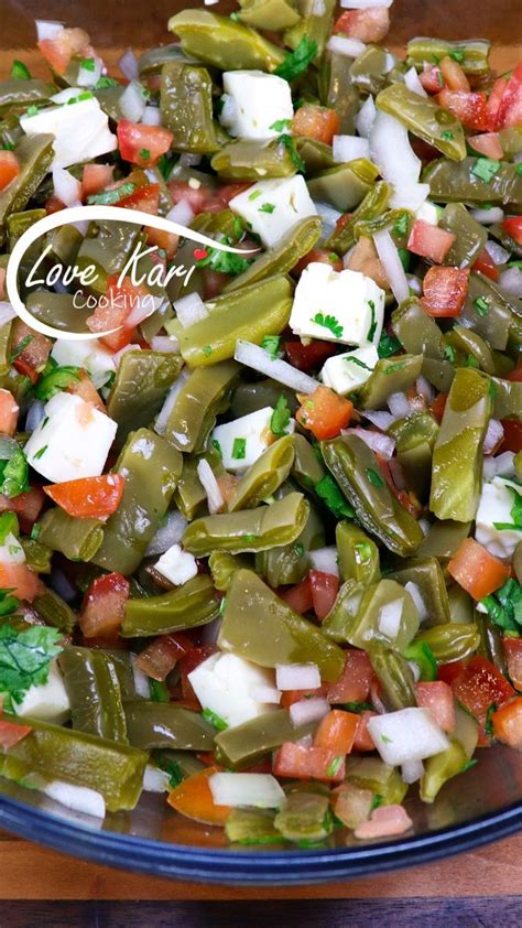 How To Make Mexican Cactus Salad Rica Ensalada De Nopales Today I M