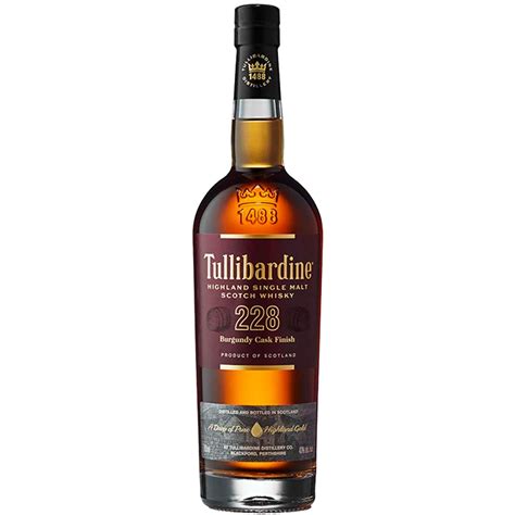 툴리바딘 228 버건디 캐스크 피니쉬 유리병 700mL Tullibardine 228 Burgundy Cask Finish