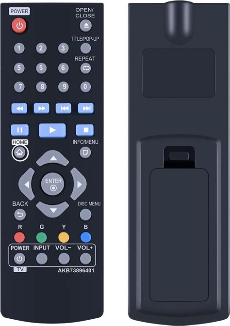 Tcnoumt Replacement Lg Akb Remote Control Fit For Lg Blue Ray