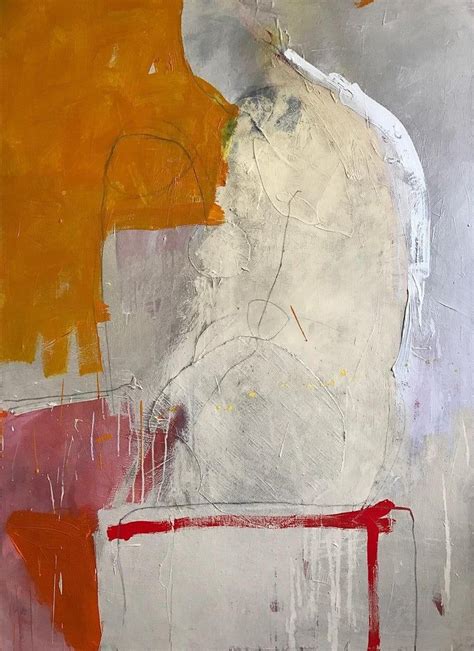 Catherine Woskow Sitting Profile Vertical 2019 Contemporary Abstract