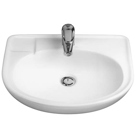 Caroma Laser Semi Recessed Basin With 3 Tap Holes Bunnings Warehouse