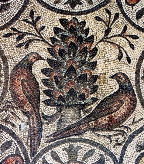 Mosaic Art: Birds Sitting on Top