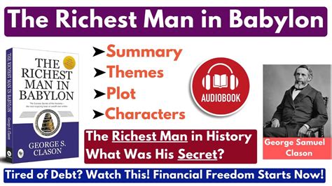 The Richest Man In Babylon By George Samuel Clason Summary Themes