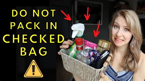 10 Things To NEVER Pack In A Checked Bag TSA Rules Tips 2024