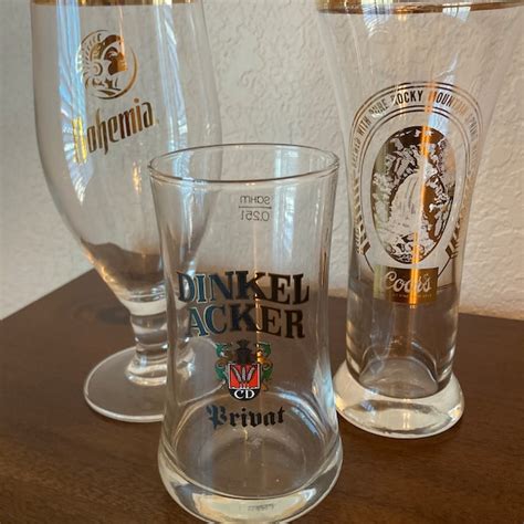 Vintage Beer Glasses Etsy