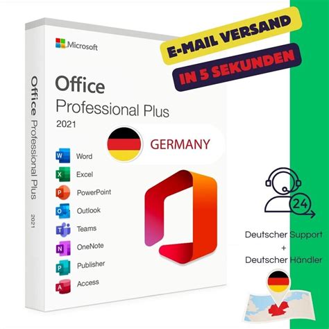 Microsoft Office 2021 Professional Plus Vollversion Key Sofort Email