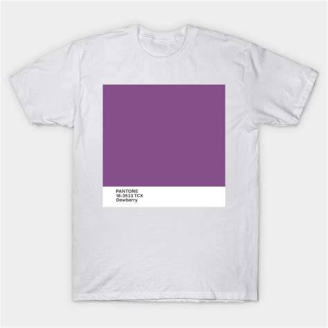 pantone 18-3533 TCX Dewberry - Pantone Color - T-Shirt | TeePublic