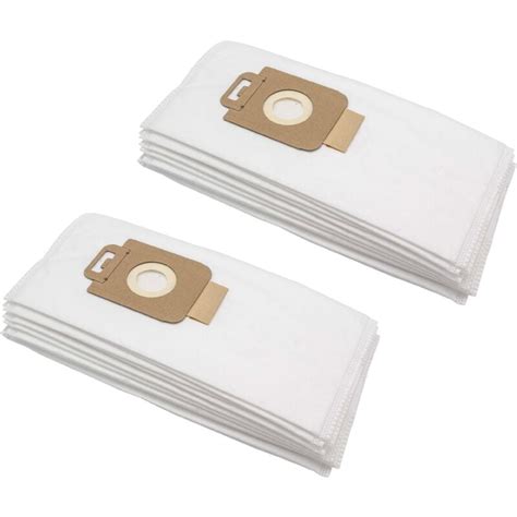 Vhbw 20 Microfleece Dust Bags Compatible With Nilfisk Extreme X200