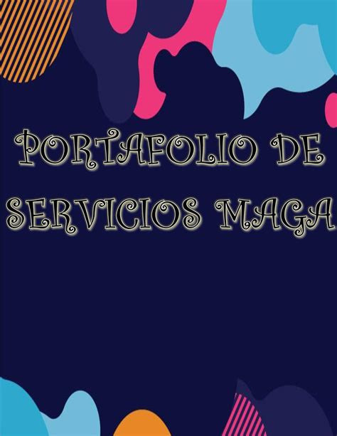 Calam O Portafolio De Servicios Maga