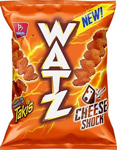 Takis Watz Cheese Shock - Cheese Flavored Puffs- Box of 10 Individual ...