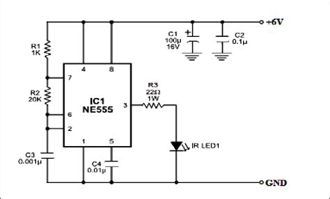 Infrared Transmitter Circuit Diagram - Circuit Diagram