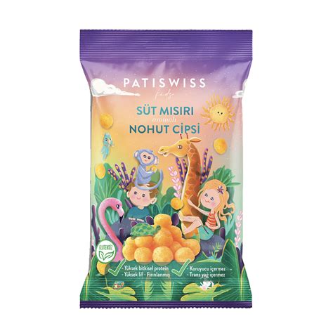 Patiswiss Kids Süt Mısırı Aromalı Nohut Cipsi 50 G Migros