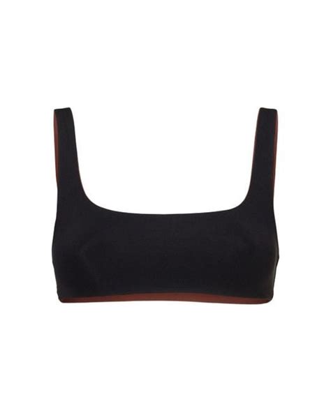 Bondeye Quinn Reversible Bikini Top In Black Lyst