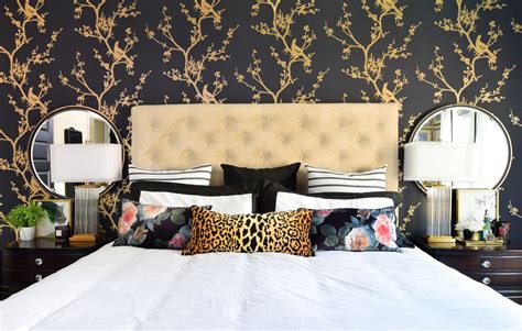 Black, White & Gold Master Bedroom Reveal | Monica Wants It