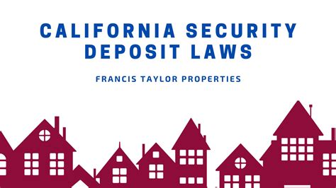 California Security Deposit Law Ultimate Landlord Guide